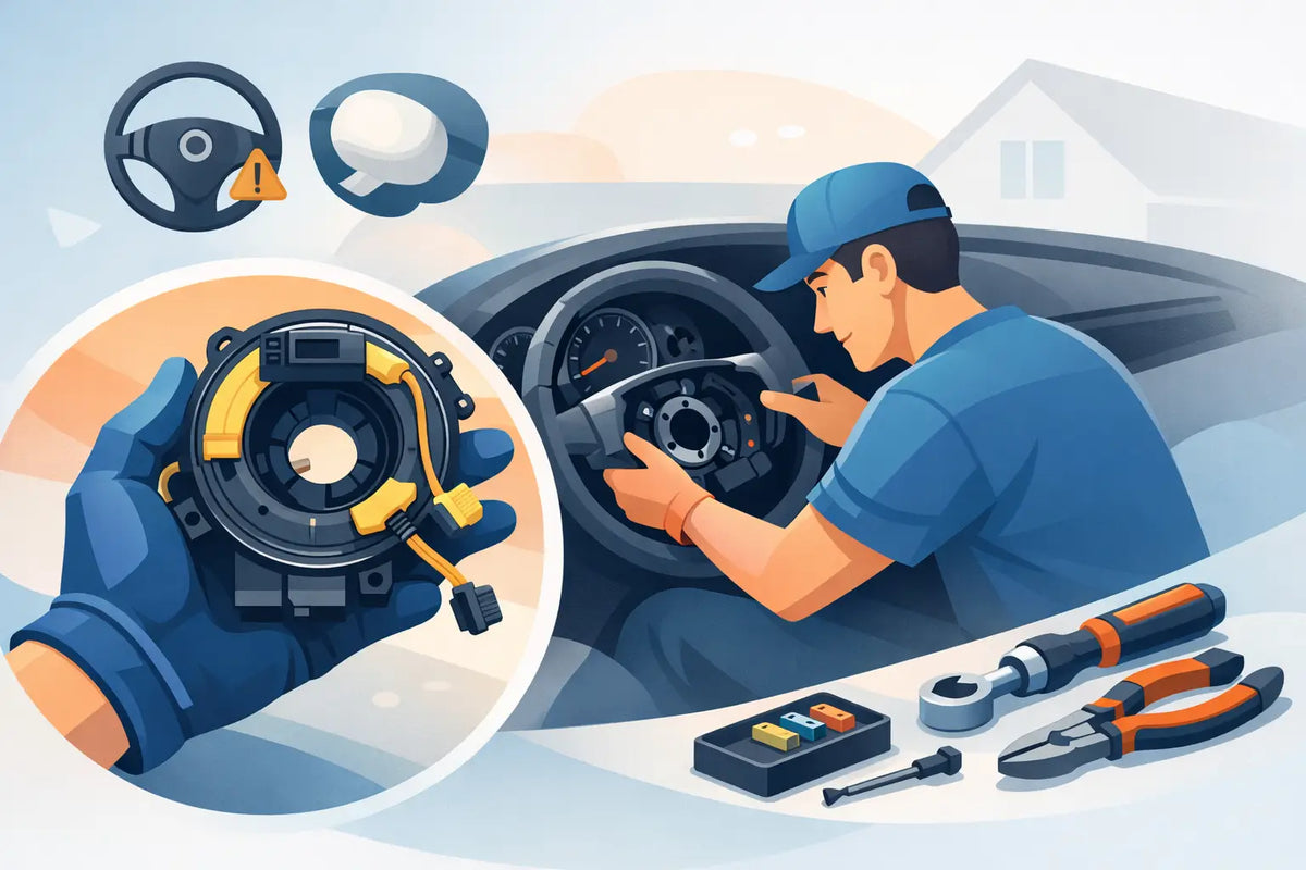 How to Replace Clock Spring Safely at Home – JBH AUTO PARTS