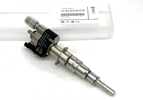 Genuine BMW 13538616079 High Pressure Fuel Injector (Index 12), BMW - E82 135i, E9X 335i, F10 550i, F13 650i, X5/X6