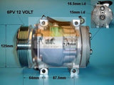 AC compressor replace SD7H15 Sanden 4724 4790 4828 4847 A/C Compressor w/clutch 55037214AB 55037360AB