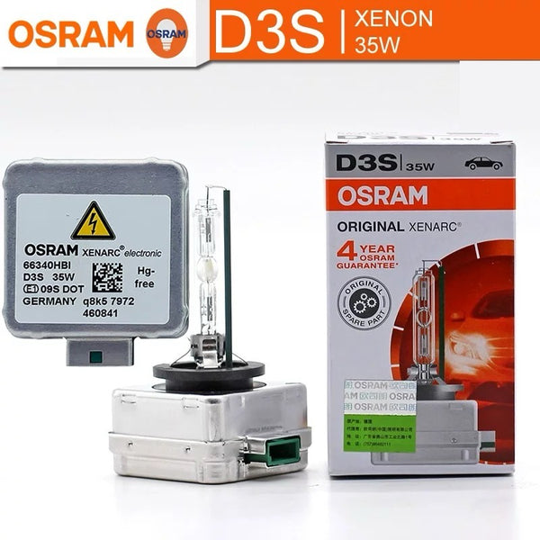 Original OSRAM D3S 66340CLC 4200K 66340 4300K 66340HBI 4500K 66340CBI 5000K HID Xenon Headlight Bulbs