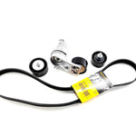 Belt Tensioner + Idler Pulley + Drive Belt Kit Continental OEM for BMW X5 3.0