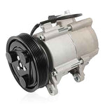Air Conditioner A/C Compressor with Clutch Compatible with 2007-2008 Nitro 3.7L, 2006-2008 Liberty 3.7L, Sport Utility, Replace# 55111-400AA, 55111-400AB, 55111-400AC
