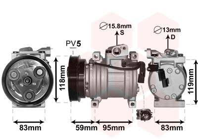 AC A/C Compressor Pump for Kia Picanto 1.2 977011Y100 97701 1Y100 97701-1Y100 977011Y001 977011Y000 97701-1Y001 97701-1Y000