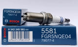 Porsche Spark Plug - Bosch FGR5NQE04 
911, Boxster, Cayenne, Cayman, Panamera