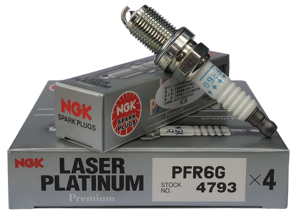 NGK Platinum Spark Plug - PFR6G Fit Subaru Impreza, Liberty, Volvo