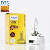 Philips HID D3S 35W Xenon Standard 4200K Auto Lamp Original Car Headlight Bright White Replacement Upgrade D3 ECE 42403C1, 1x
