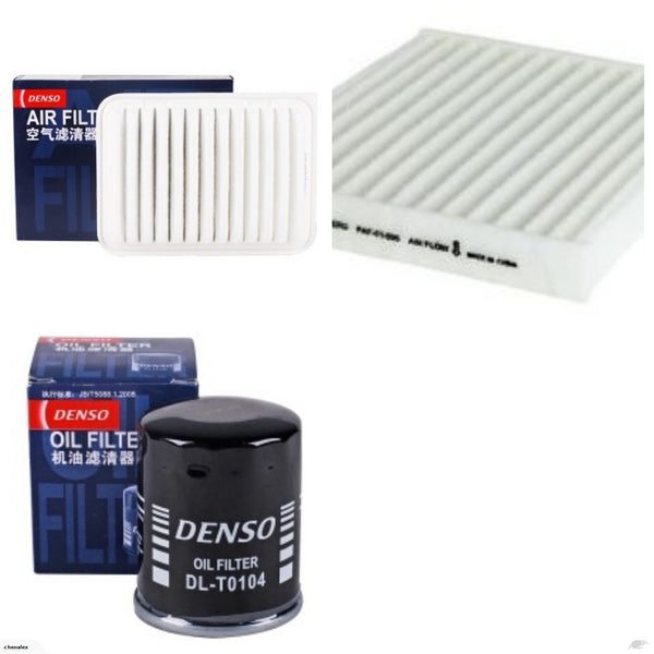 Denso filter kit Service Pack for TOYOTA  06~12 COROLLA 1.5L 1.8L