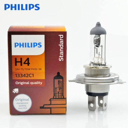 Philips Standard Headlight H4-24V, Dblendcap, Glass, Always Change In  Pairs! 