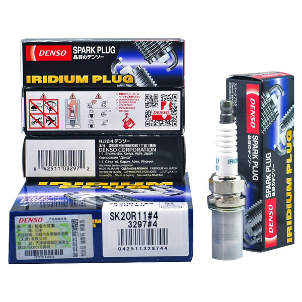 DENSO SK20R11 Iridium Power Spark Plugs – 8-Pack For Toyota Lexus V8 (3297-Set8)